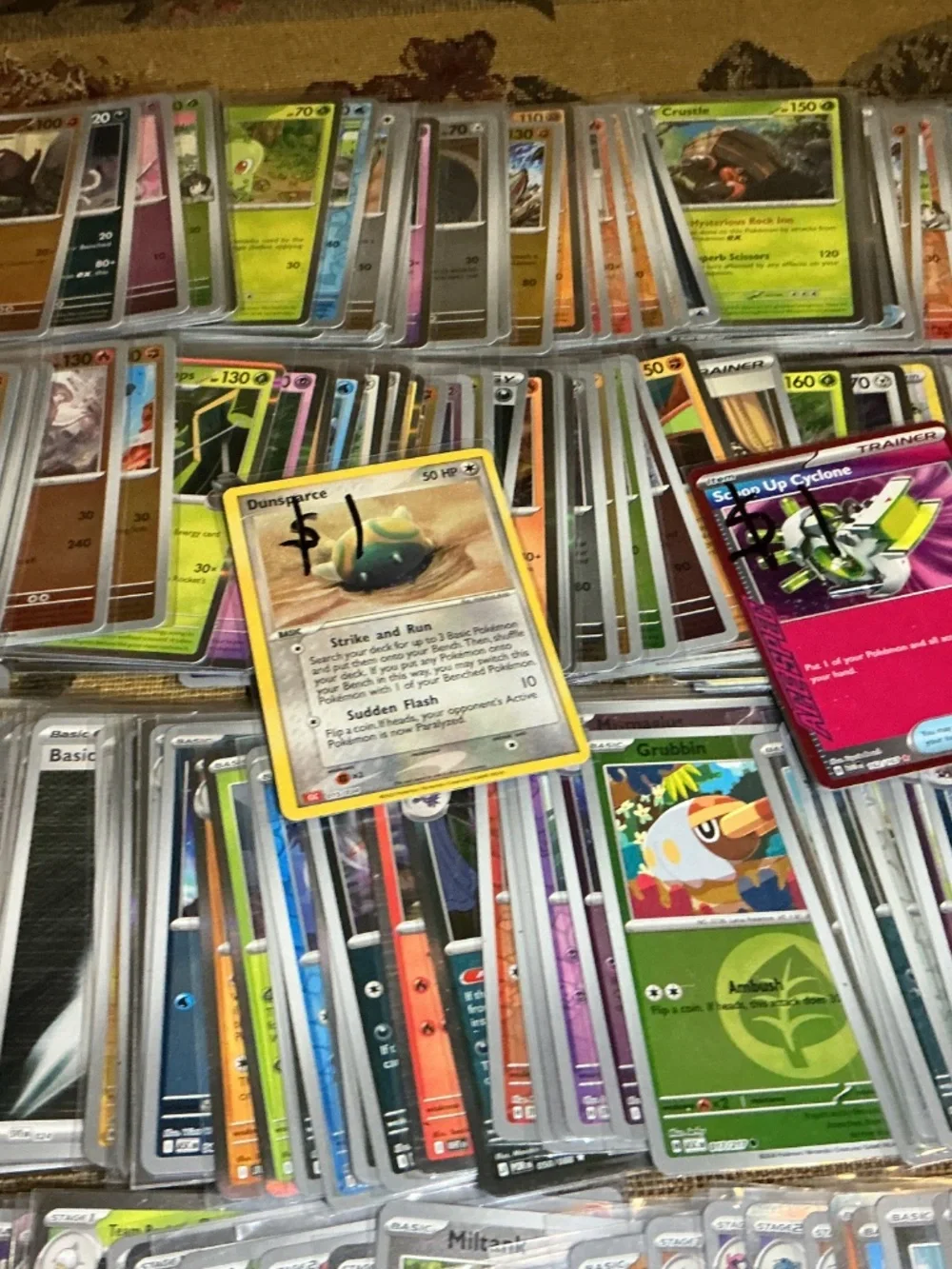 Pokemon Holo and reverse holo english card lot of 269 cards from 2020s